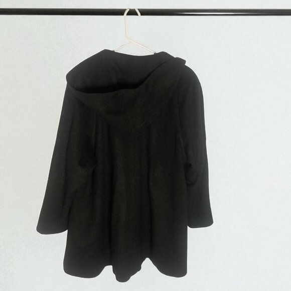 GIESSWEIN Made in Austria Pure New Wool Green Jacket Coat with hood size M(10)US - Picture 14 of 14